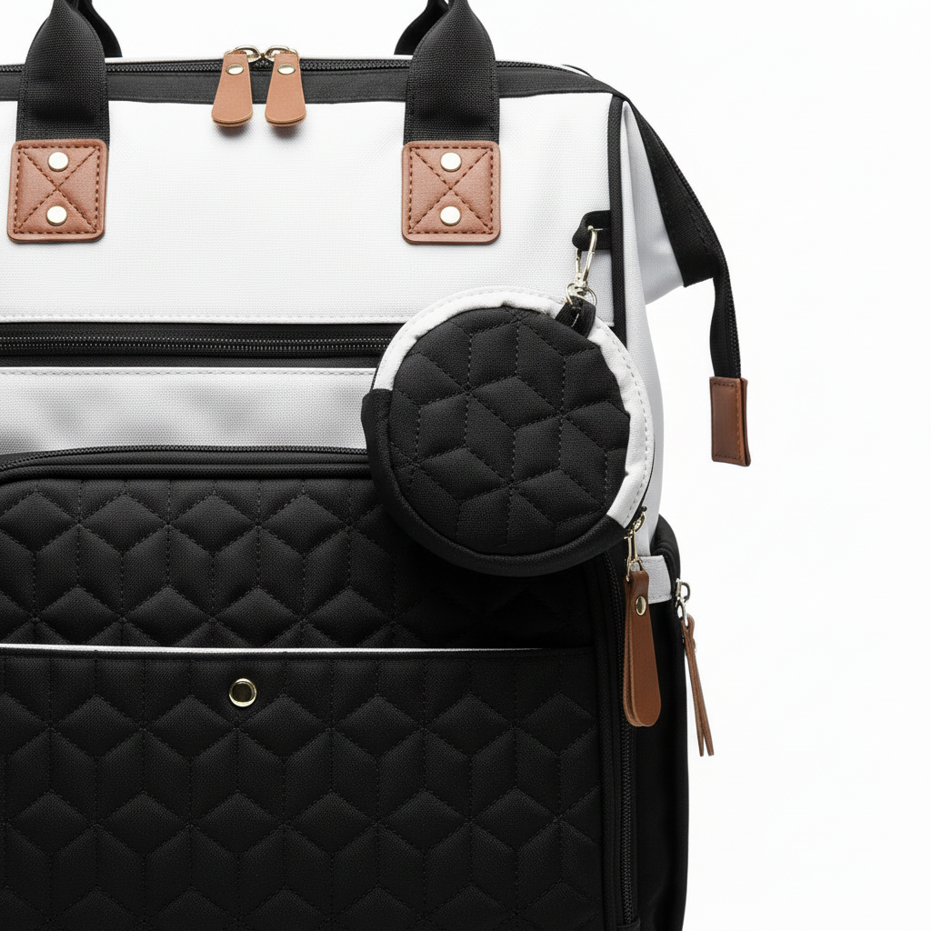 Baby Diaper Bag – Large Capacity Water-Resistant Mummy Bag