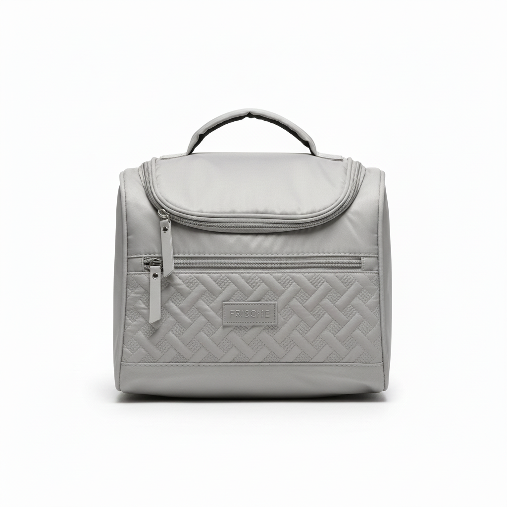 Baby Diaper Bag – Compact Water-Resistant Mummy Bag | Gray, Green & Purple