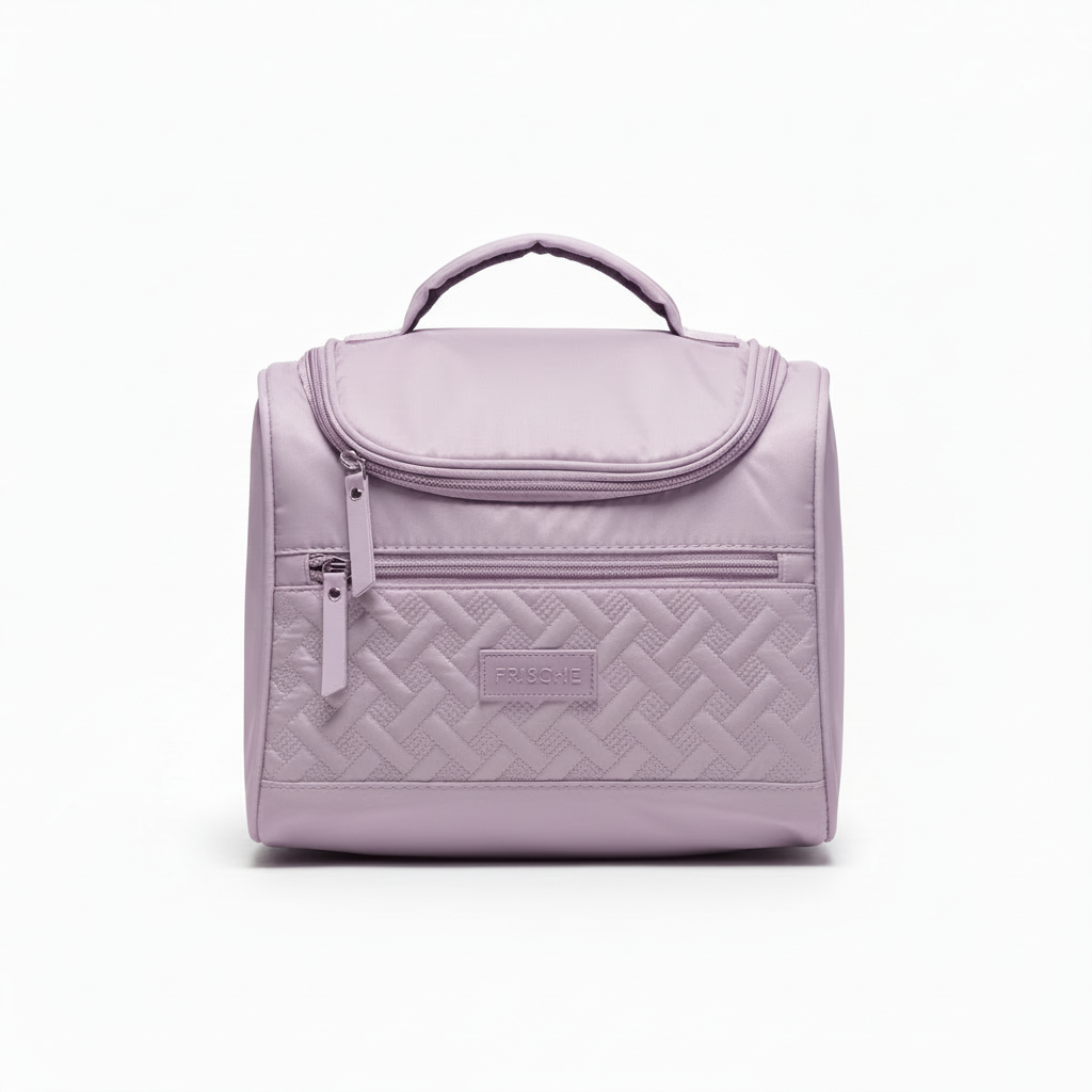 Baby Diaper Bag – Compact Water-Resistant Mummy Bag | Gray, Green & Purple