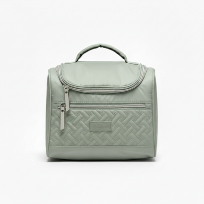 Baby Diaper Bag – Compact Water-Resistant Mummy Bag | Gray, Green & Purple