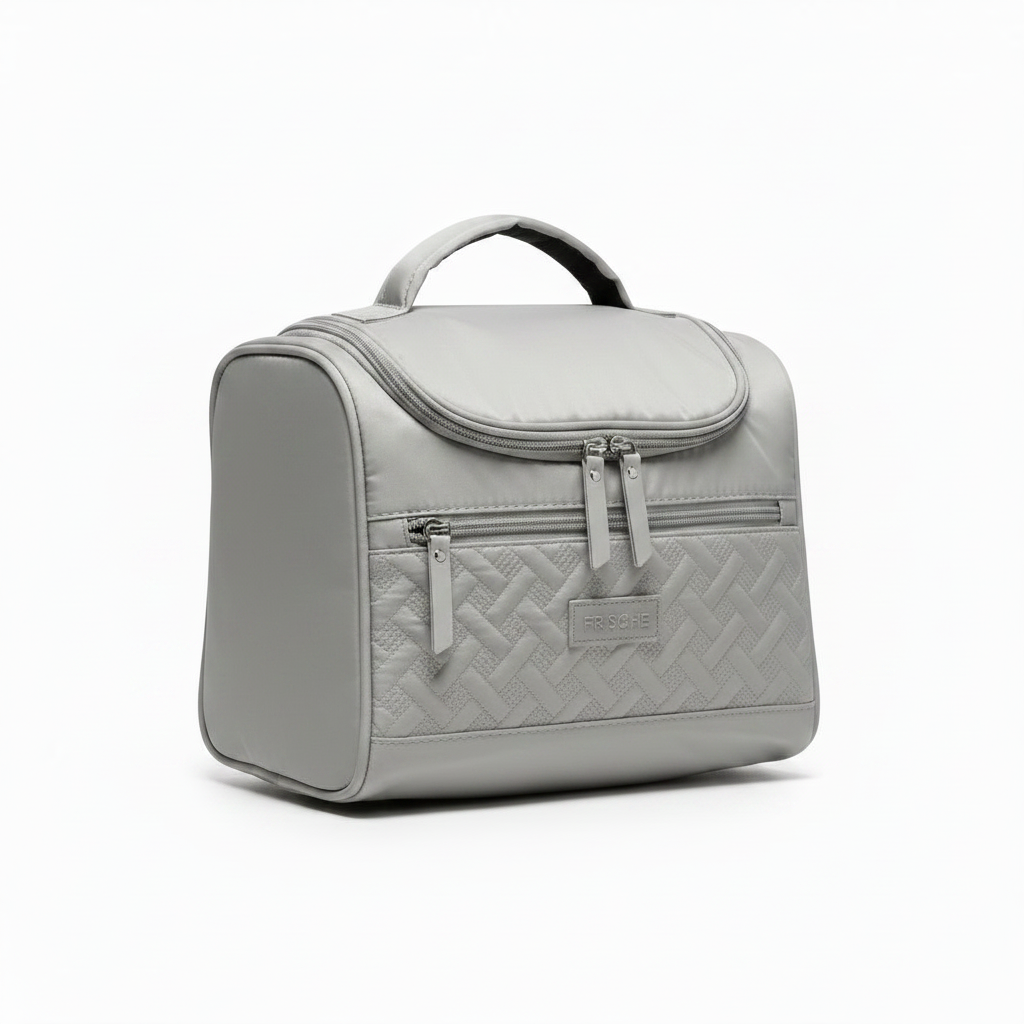 Baby Diaper Bag – Compact Water-Resistant Mummy Bag | Gray, Green & Purple
