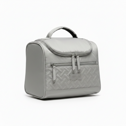 Baby Diaper Bag – Compact Water-Resistant Mummy Bag | Gray, Green & Purple