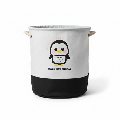 Baby Laundry Basket – Foldable Nursery Storage Hamper