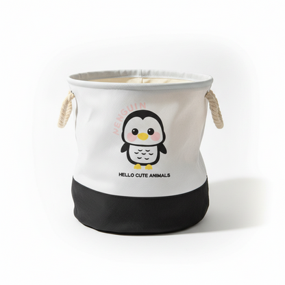 Baby Laundry Basket – Foldable Nursery Storage Hamper