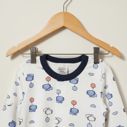 Baby Long-Sleeve Pyjama Set – Soft Sleepwear for Newborns & Infants