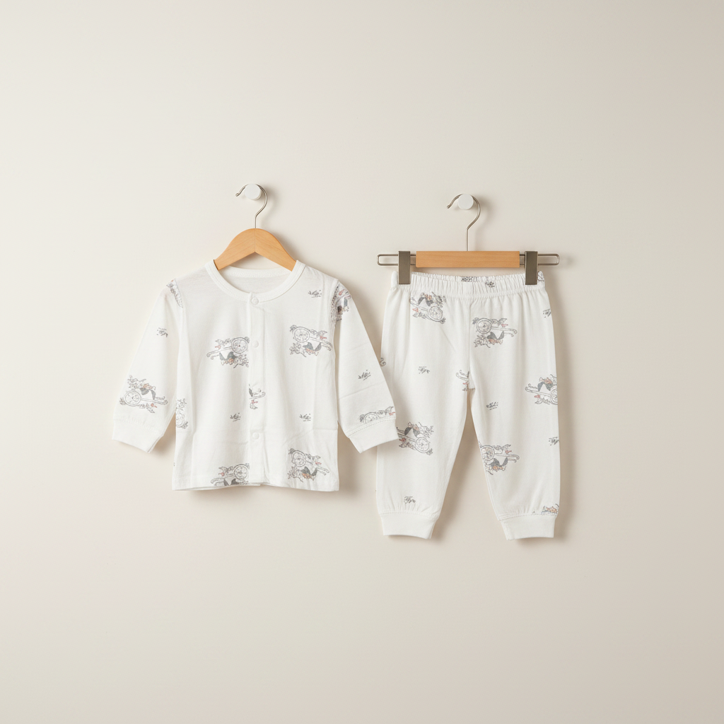 Baby 2-Piece Lightweight Summer Outfit – Airy Coordinated Set for Older Infants & Toddlers
