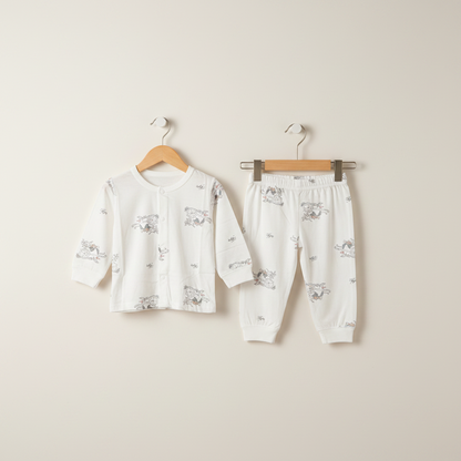 Baby 2-Piece Lightweight Summer Outfit – Airy Coordinated Set for Older Infants & Toddlers