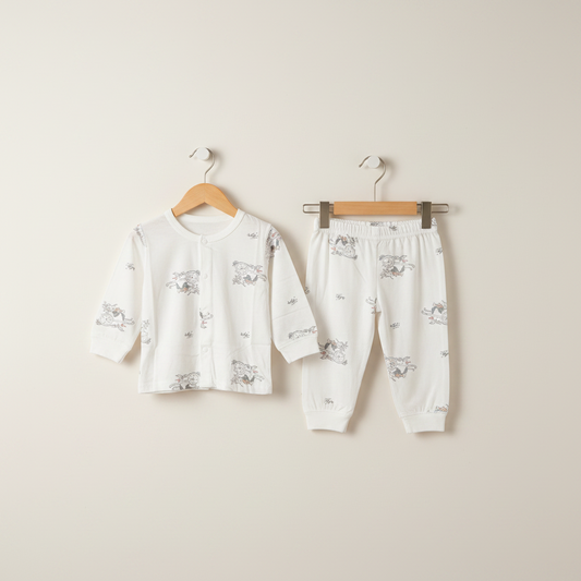 Baby 2-Piece Lightweight Summer Outfit – Airy Coordinated Set for Older Infants & Toddlers