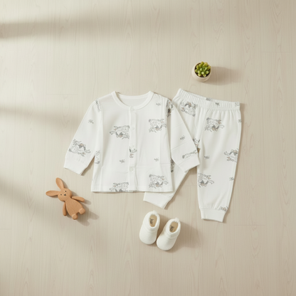 Baby 2-Piece Lightweight Summer Outfit – Airy Coordinated Set for Older Infants & Toddlers