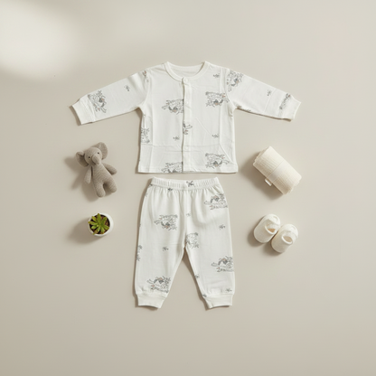 Baby 2-Piece Lightweight Summer Outfit – Airy Coordinated Set for Older Infants & Toddlers