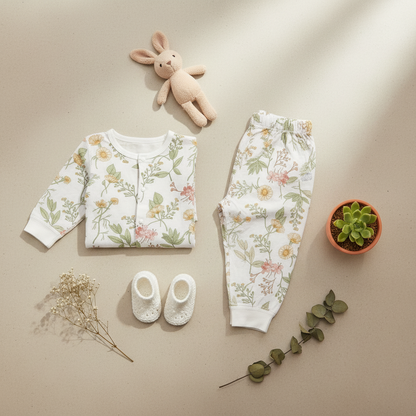 Baby 2-Piece Summer Outfit – Soft Coordinated Set for Older Infants & Toddlers