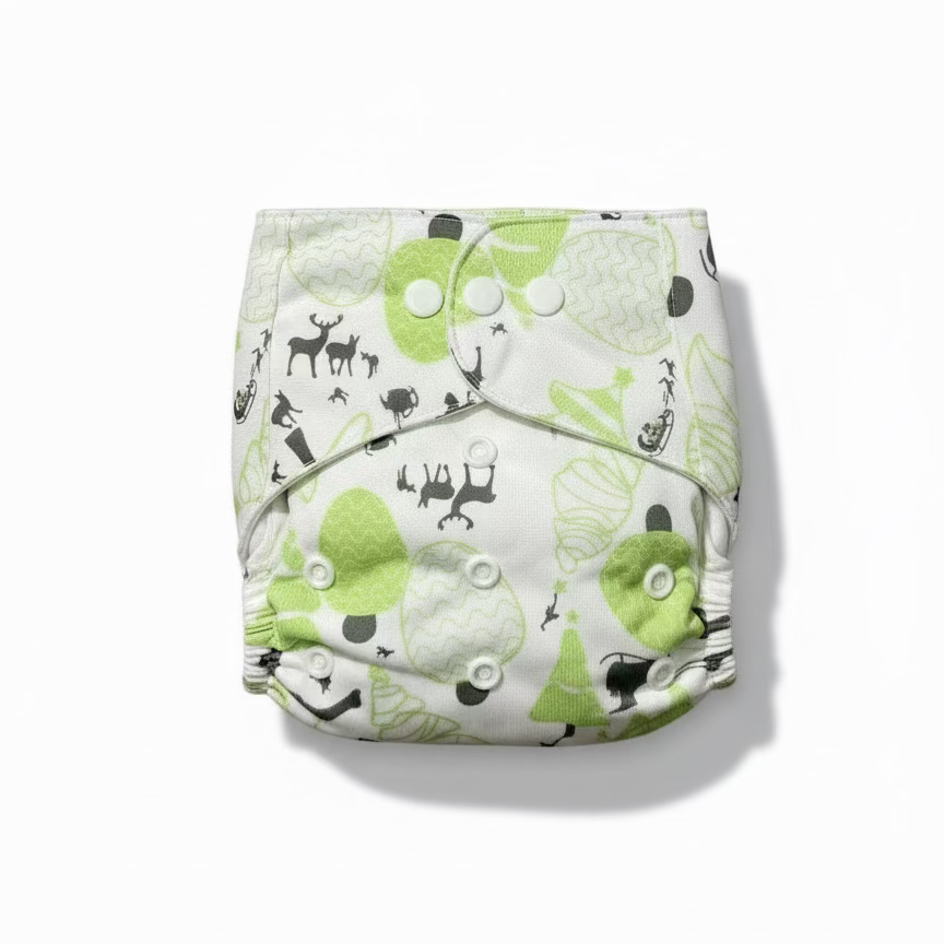 Baby Nappy Adjustable Floral Design 0-24 Months