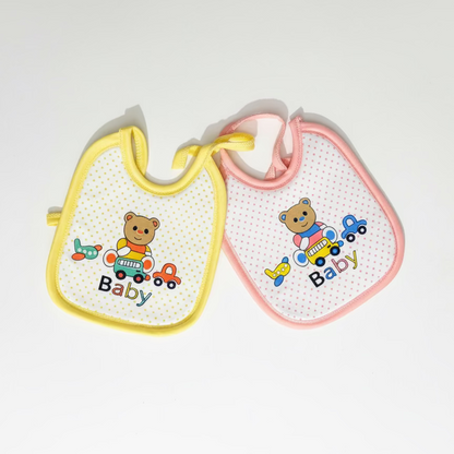 Baby Bib Cotton Feeding Teething Pack of 2