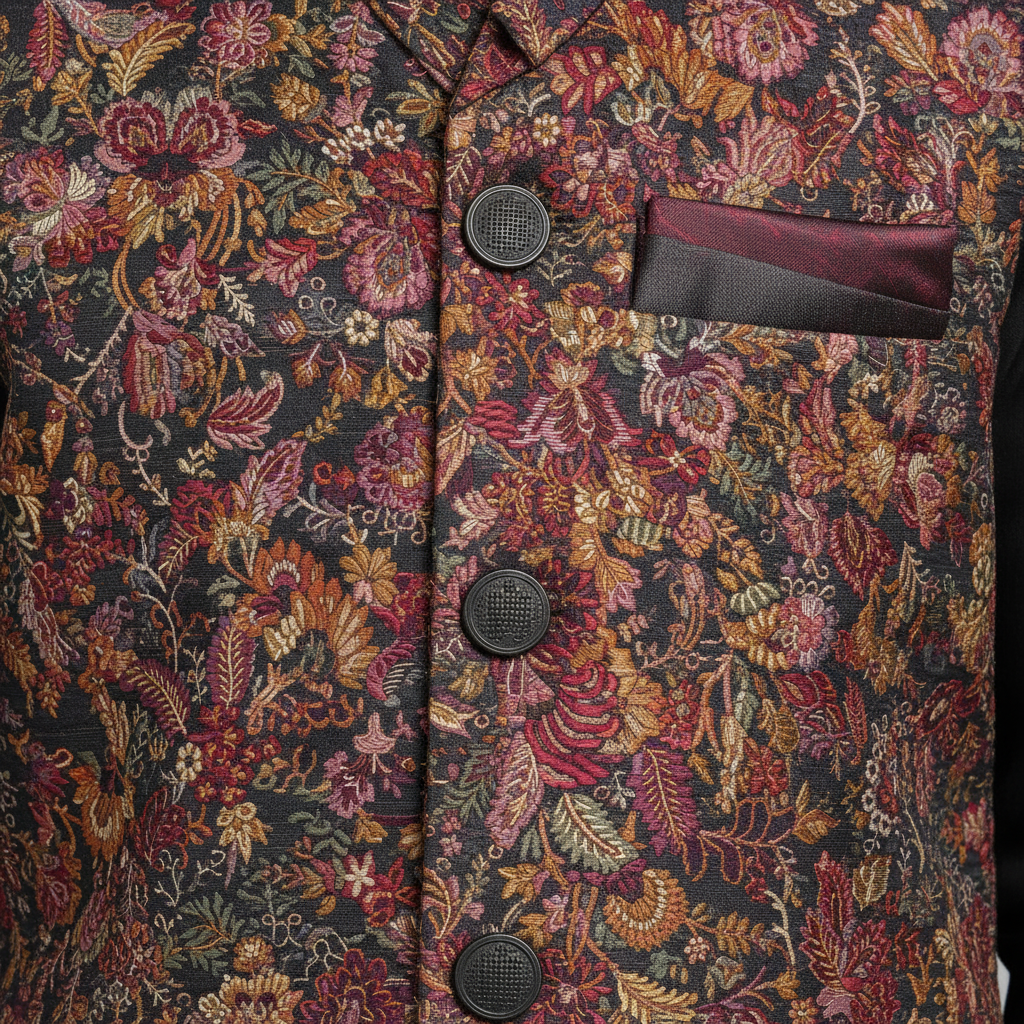 Boys Black Kurta Shalwar with Colorful Waistcoat - Traditional Outfit 1-7Y