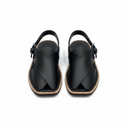 Kids Peshawari Chappal Round Shape - Handmade Traditional Sandals