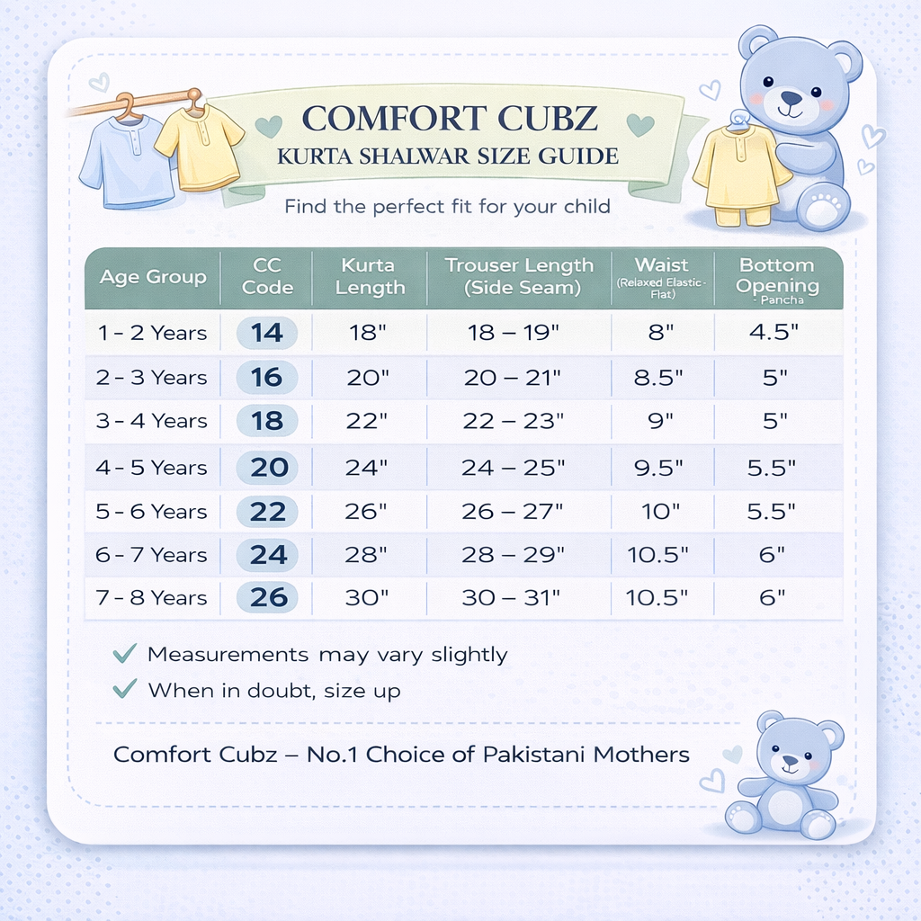 Boys Blue Kurta Shalwar - Classic Traditional Outfit 1-4Y