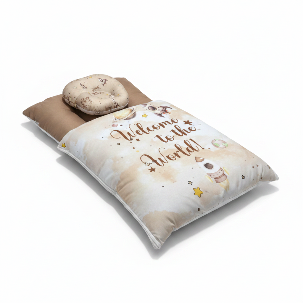 Baby Swaddle Wrap – Soft Cotton Summer Newborn Set | 4 Colours