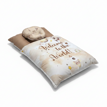 Baby Swaddle Wrap – Soft Cotton Summer Newborn Set | 4 Colours