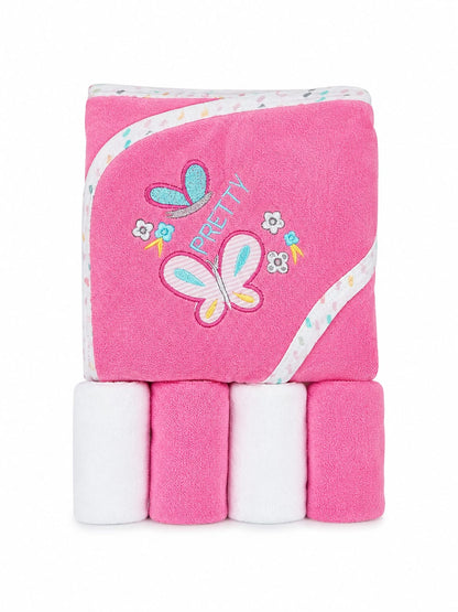 Baby Bath Towel Cotton Hooded Bundle 4 Colors - Random Designs