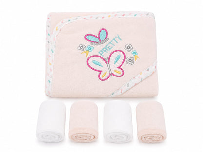 Baby Bath Towel Cotton Hooded Bundle 4 Colors - Random Designs