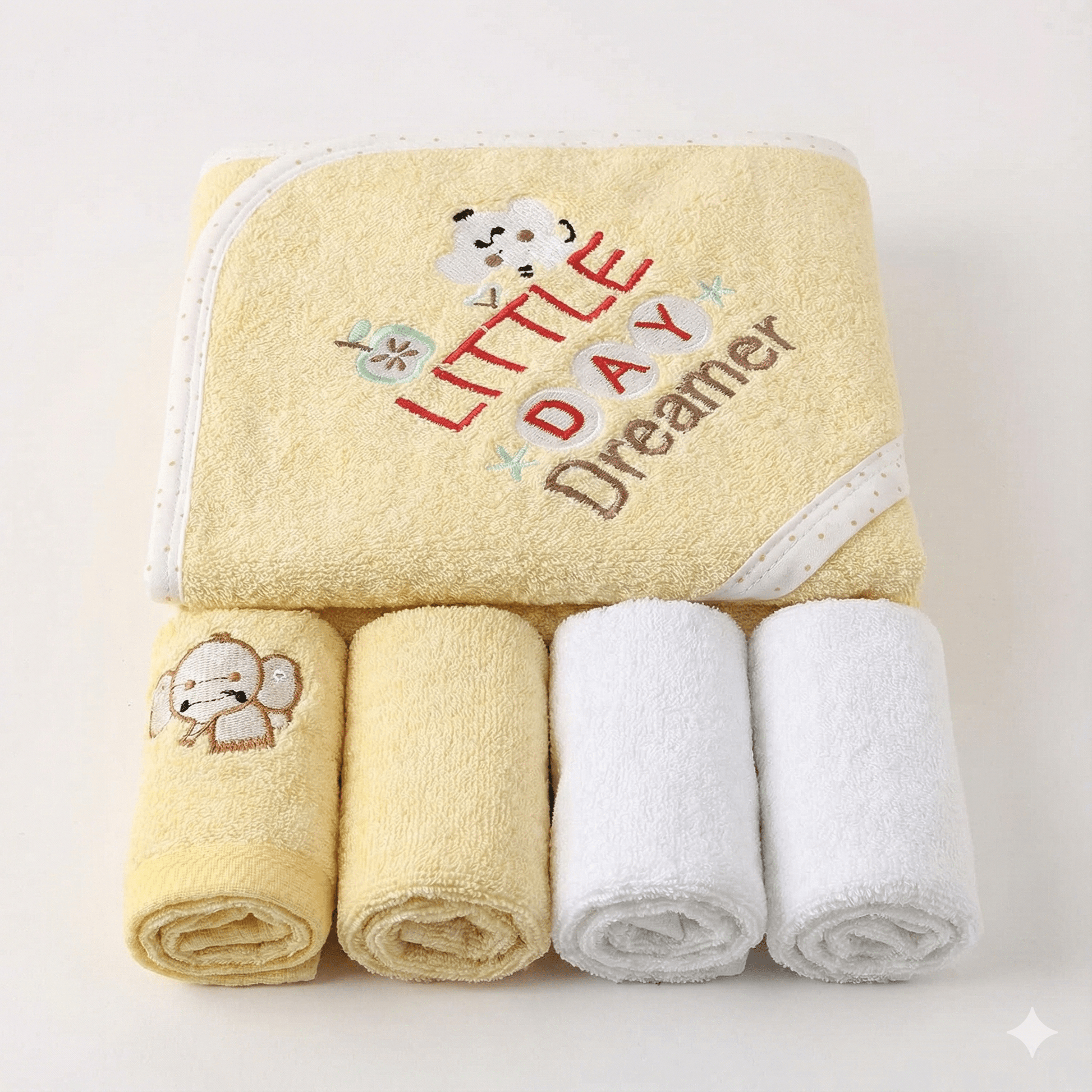 Baby Bath Towel Cotton Hooded Bundle 4 Colors - Comfort Cubz