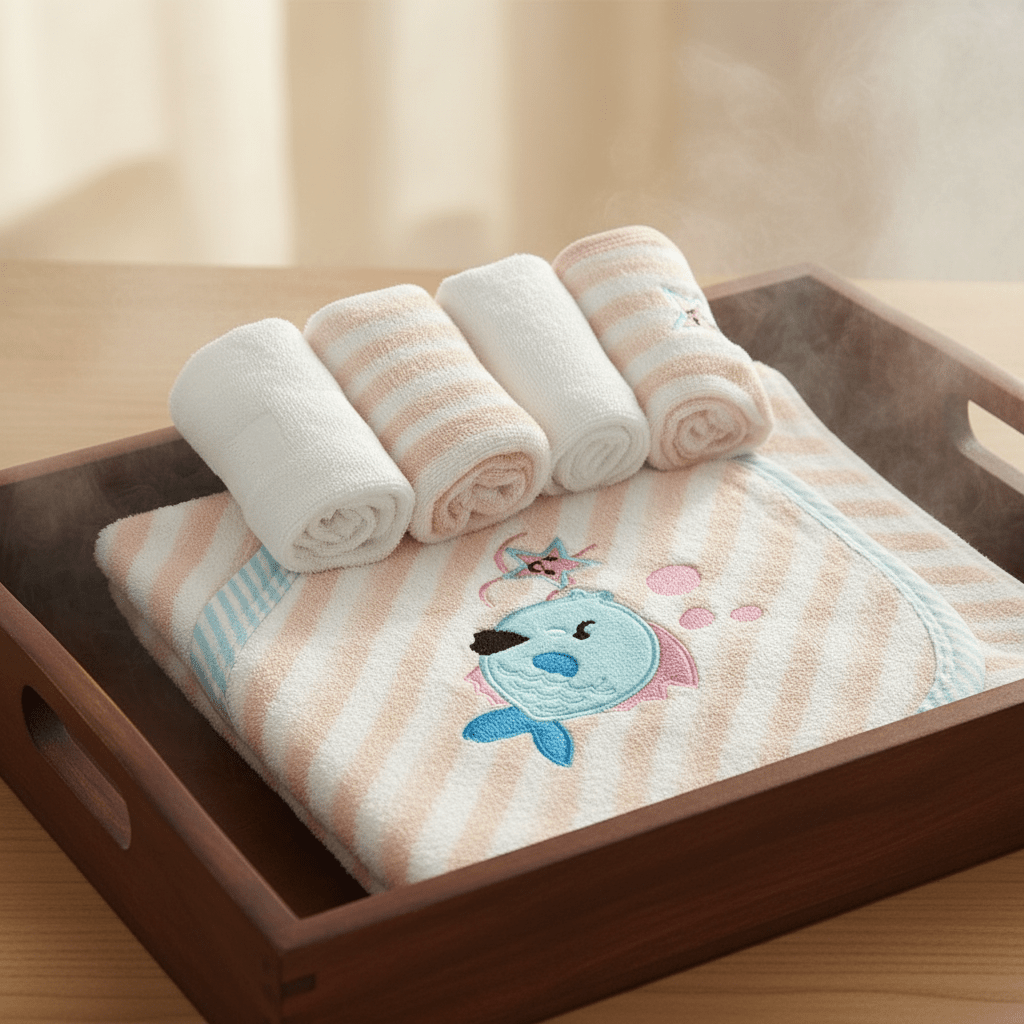 Baby Bath Towel Cotton Hooded Bundle 4 Colors - Comfort Cubz