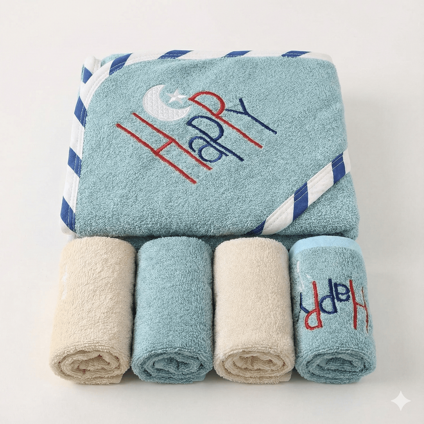 Baby Bath Towel Cotton Hooded Bundle 4 Colors - Comfort Cubz