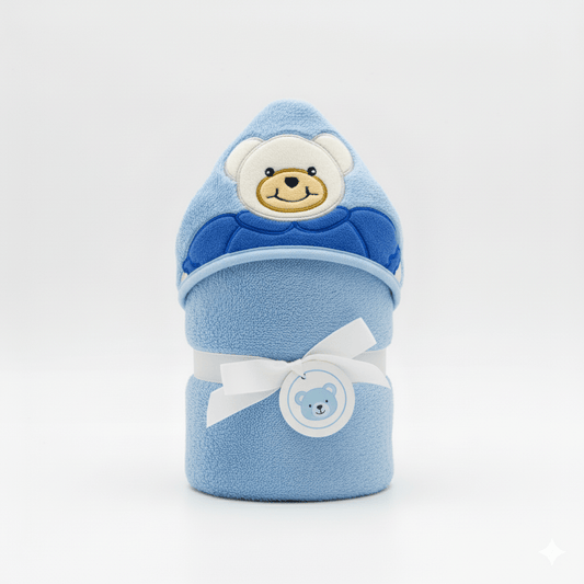 Baby Bath Towel Cotton Hooded Panda 3 Colors - Comfort Cubz