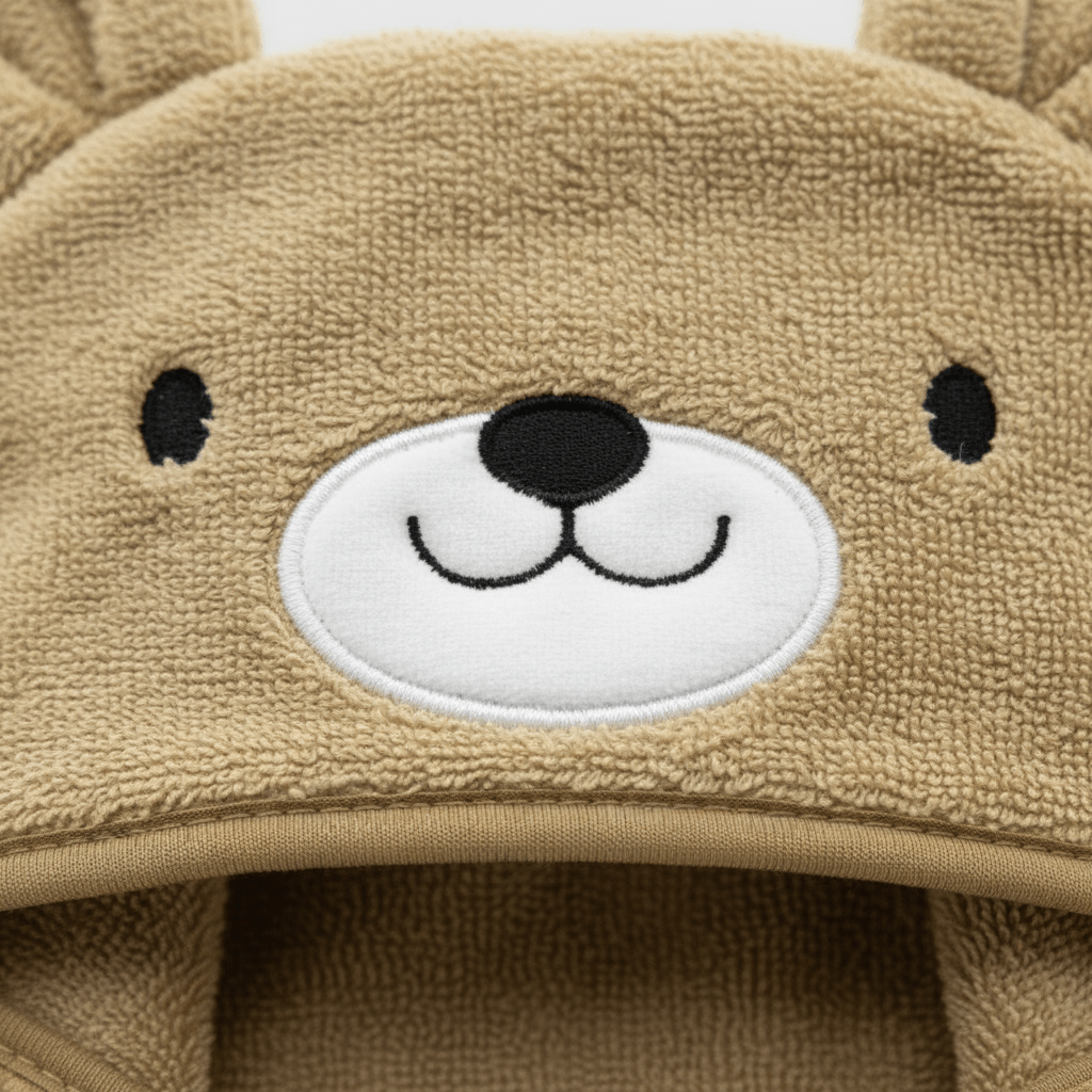 Baby Bath Towel Cotton Hooded Panda Design - Comfort Cubz