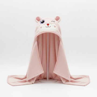 Baby Bath Towel Cotton Hooded Rabbit Design - Comfort Cubz