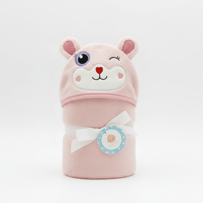 Baby Bath Towel Cotton Hooded Rabbit Design - Comfort Cubz