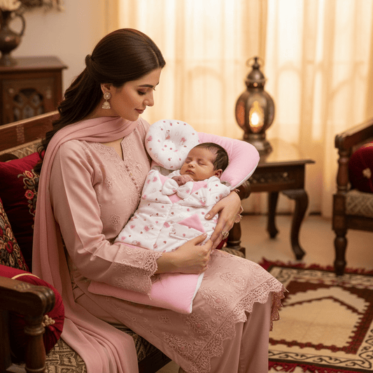 Baby Bed Portable Cushioned Pillow Nest - Comfort Cubz