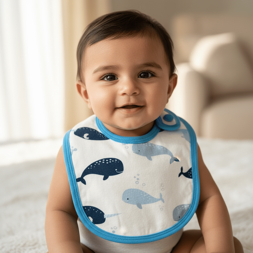 Baby Bib Cotton Feeding Pack of 3 - Comfort Cubz