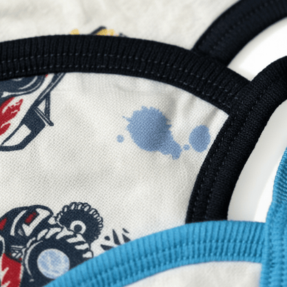 Baby Bib Cotton Feeding Pack of 3 - Comfort Cubz