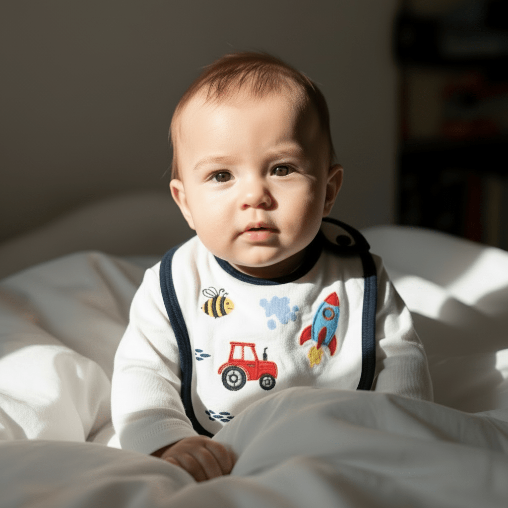 Baby Bib Cotton Feeding Pack of 3 - Comfort Cubz