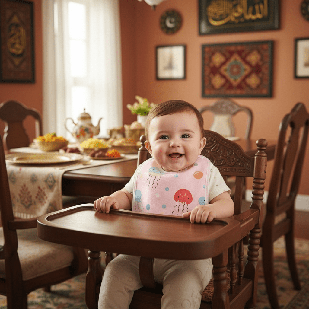 Baby Bib Cotton Feeding Premium Pack of 2 - Comfort Cubz