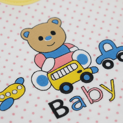 Baby Bib Cotton Feeding Teething Pack of 2 - Comfort Cubz