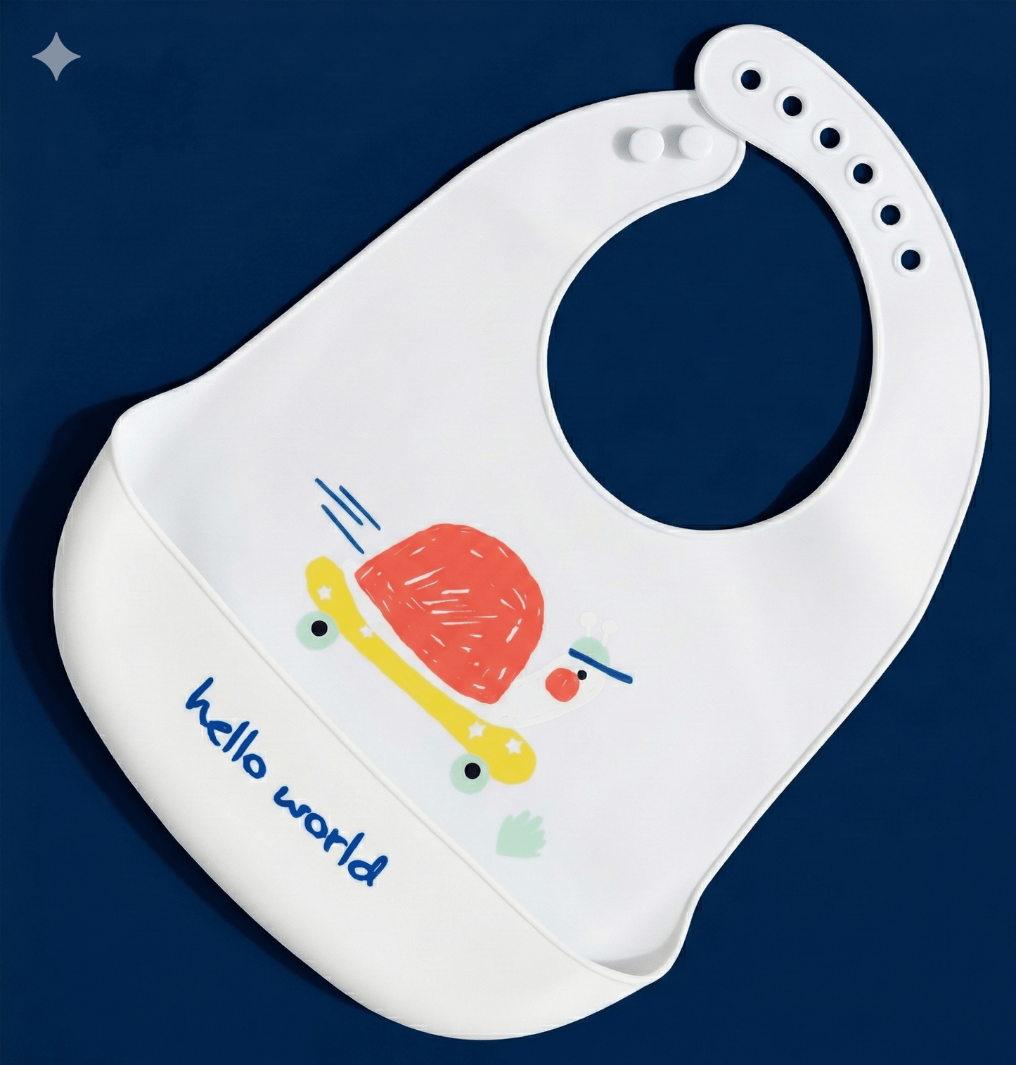 Baby Bib Silicone Waterproof Food Catcher - Comfort Cubz