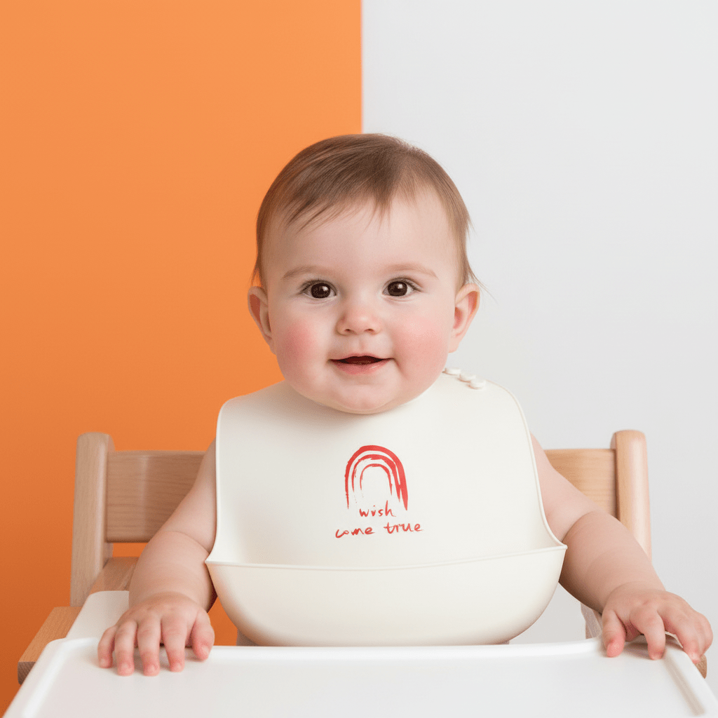 Baby Bib Silicone Waterproof Food Catcher - Comfort Cubz