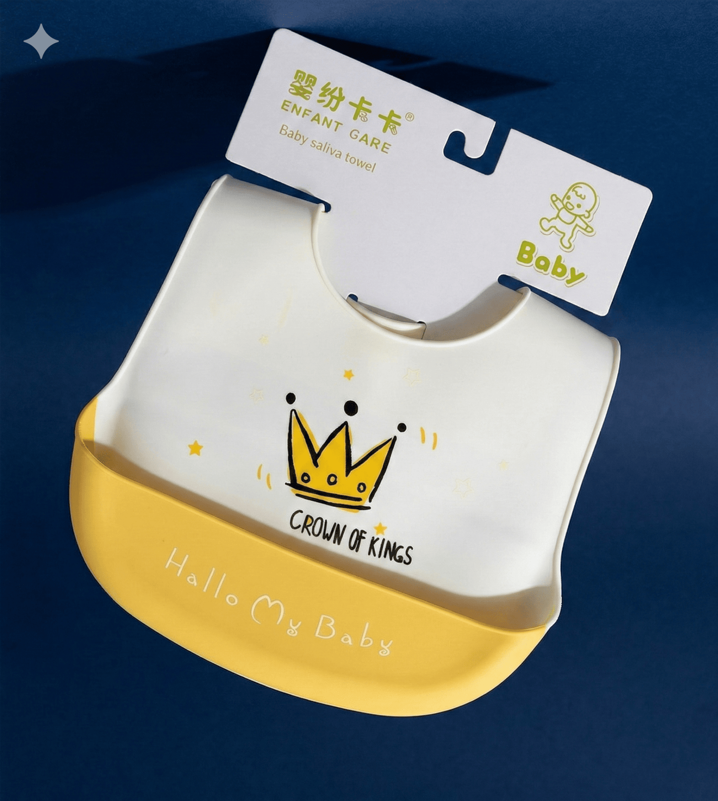 Baby Bib Silicone Waterproof Food Catcher - Comfort Cubz