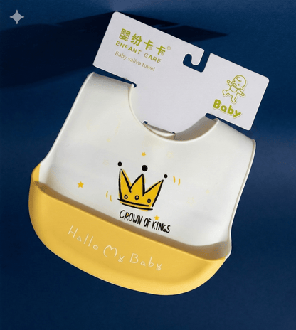 Baby Bib Silicone Waterproof Food Catcher - Comfort Cubz