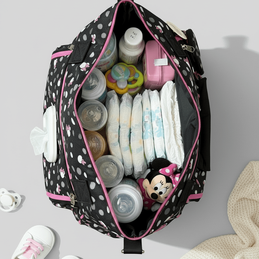 Baby Diaper Bag Multi - Compartment Insulated Bottle Cover - Comfort Cubz