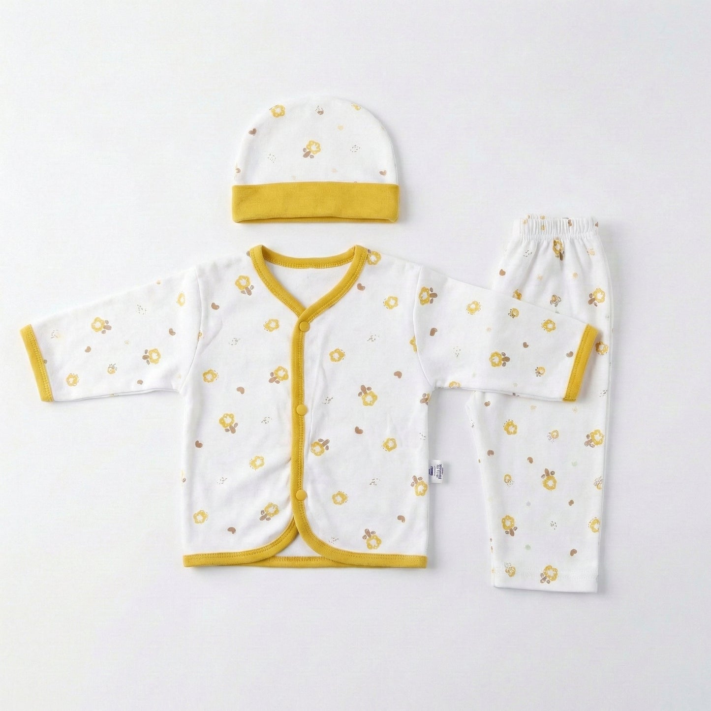 Baby First Wear Soft Cotton Set - Newborn Essential Outfit 0 - 3M - Comfort Cubz