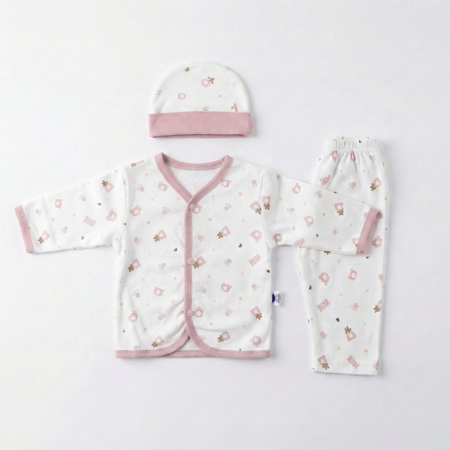 Baby First Wear Soft Cotton Set - Newborn Essential Outfit 0 - 3M - Comfort Cubz