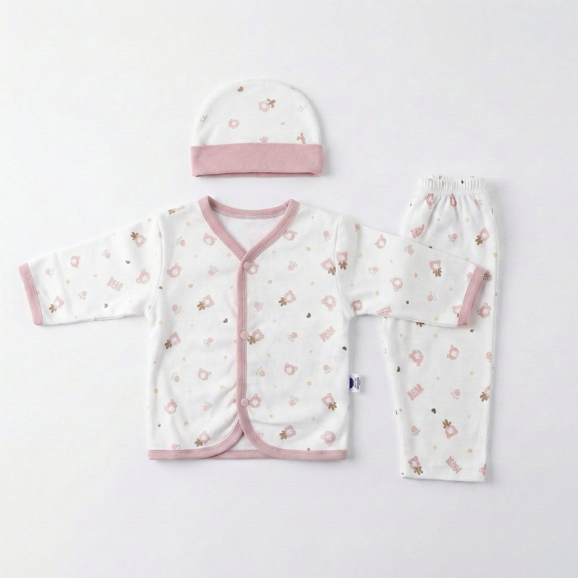 Baby First Wear Soft Cotton Set - Newborn Essential Outfit 0 - 3M - Comfort Cubz