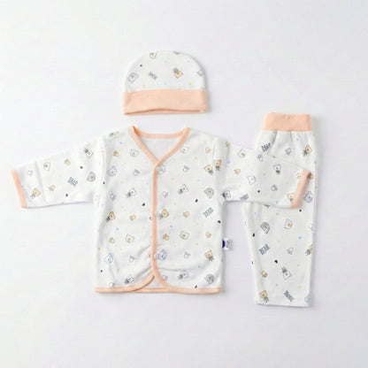 Baby First Wear Soft Cotton Set - Newborn Essential Outfit 0 - 3M - Comfort Cubz