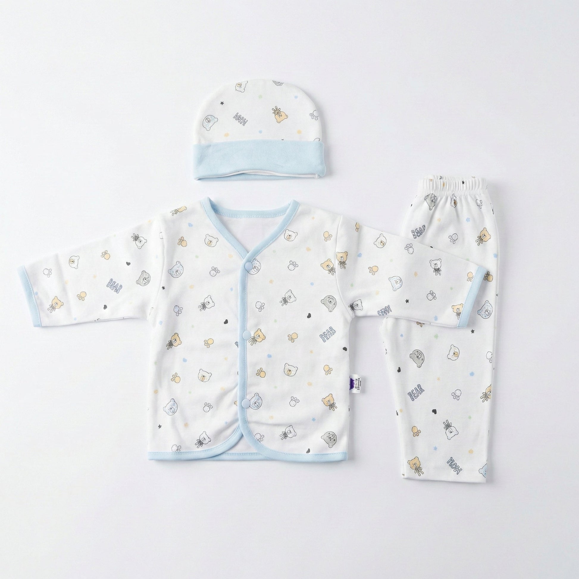 Baby First Wear Soft Cotton Set - Newborn Essential Outfit 0 - 3M - Comfort Cubz