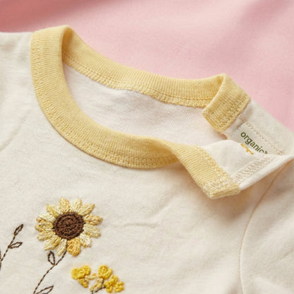 Baby Girl Frock - Sunflower Design | 6 - 18 Months - Comfort Cubz