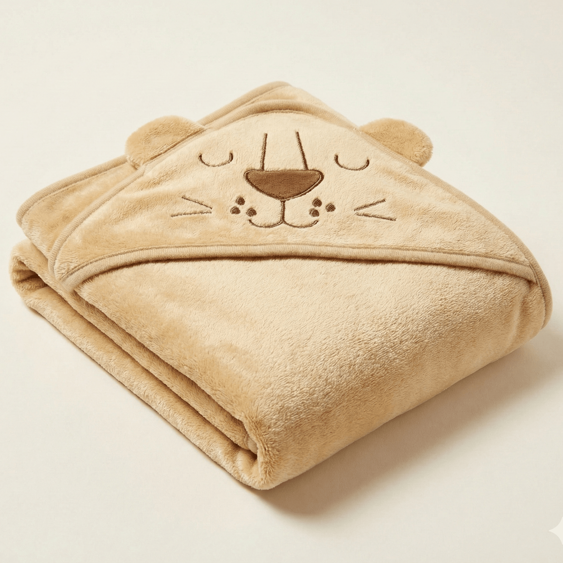 Baby Hooded Shawl Soft Tiger Design - Comfort Cubz