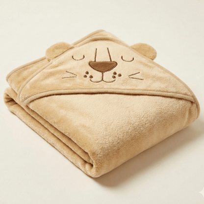 Baby Hooded Shawl Soft Tiger Design - Comfort Cubz